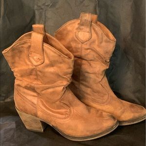 Rocket Dog Leather Western Cowboy Boots